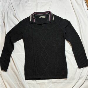 Smartwool Black Cowl Neck Sweater
